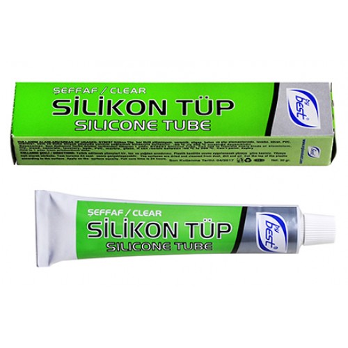 Tüp Silikon Şeffaf 