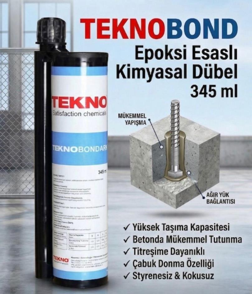 EPOKSİ KİMYASAL DÜBEL 345ML ÇİFTLİ