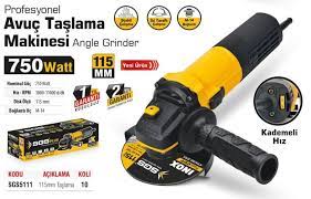 SGS Avuç Taşlama 750Watt DEVİR AYARLI 