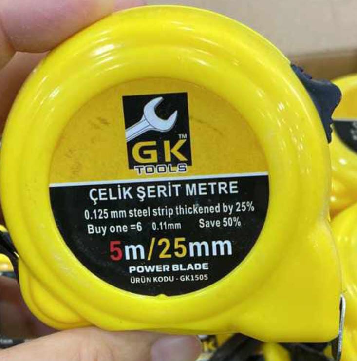 Şerit Metre SONAX 5x25MT