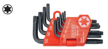 Cerpa Allen Takım Torx Kısa 9Pcs alyan
