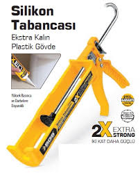 SİLİKON TABANCASI KALIN PLASTİK SARI 1.KALİTE FRS 205