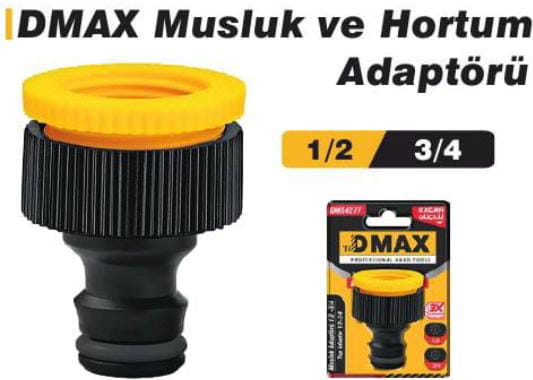 Hortum ve sulama tabancası Musluk Adaptörü 1/2 - 3/4 BY