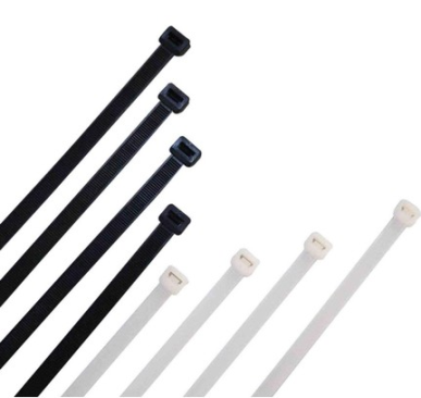 Kablo Bağı plastik cırt kelepçe 4.8x450mm beyaz ve siyah SG