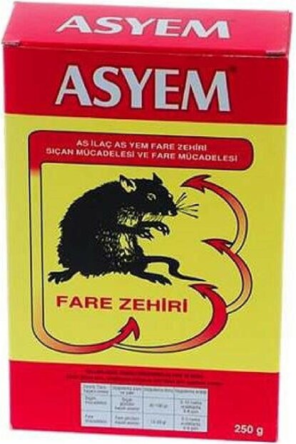 Fare Yemi buğday Zehirli 