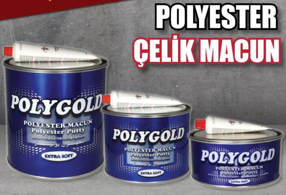 Çelik Macun Polyester 500 gr Polygold