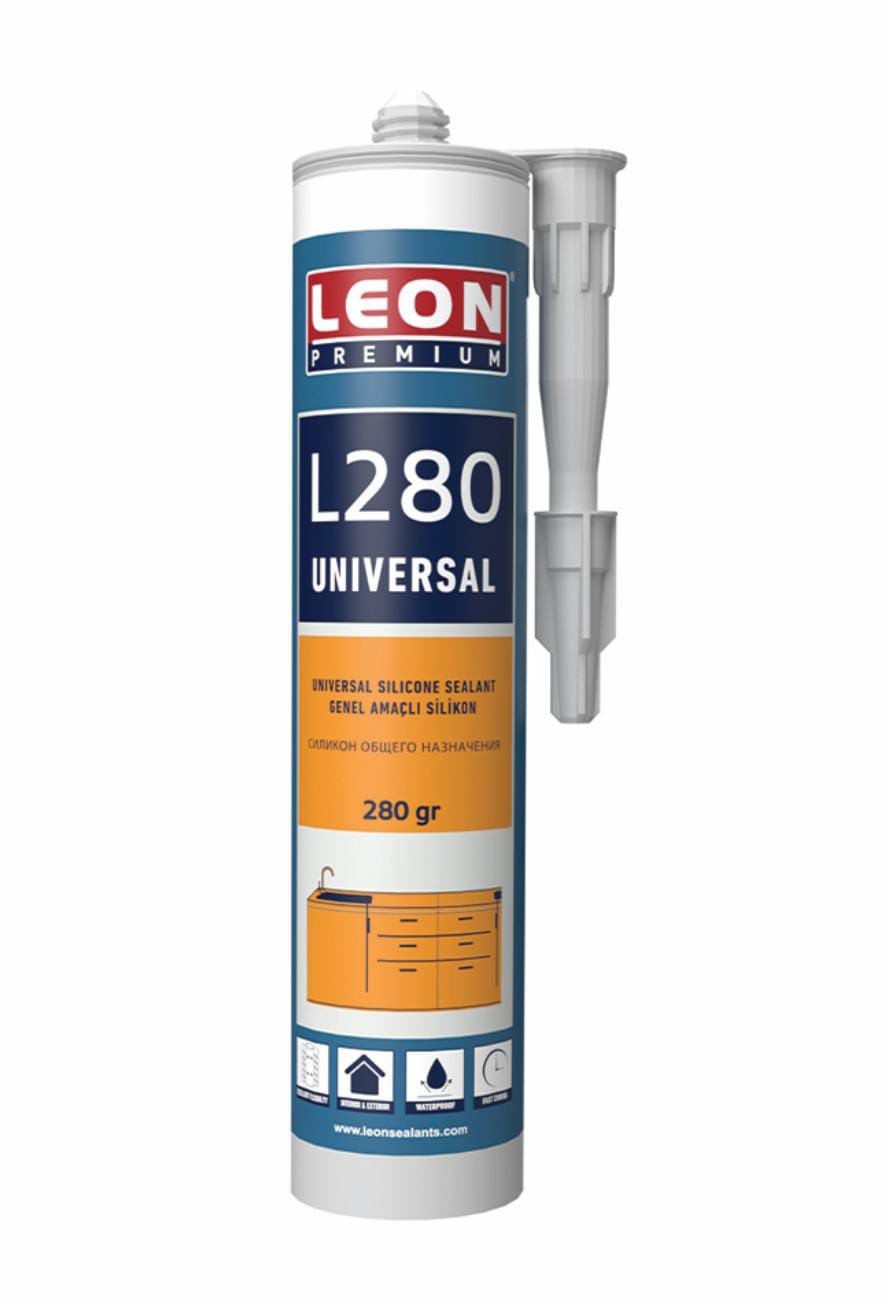LEON SİLİKON ŞEFFAF - BEYAZ 280GR