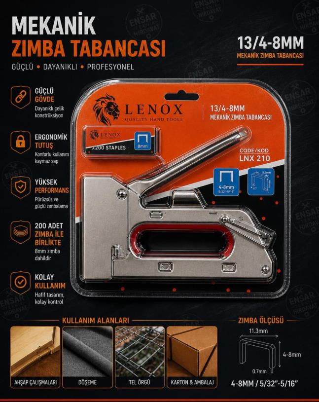 LENOX ZIMBA TABANCASI 13 SERİSİ ATAR SGS1042