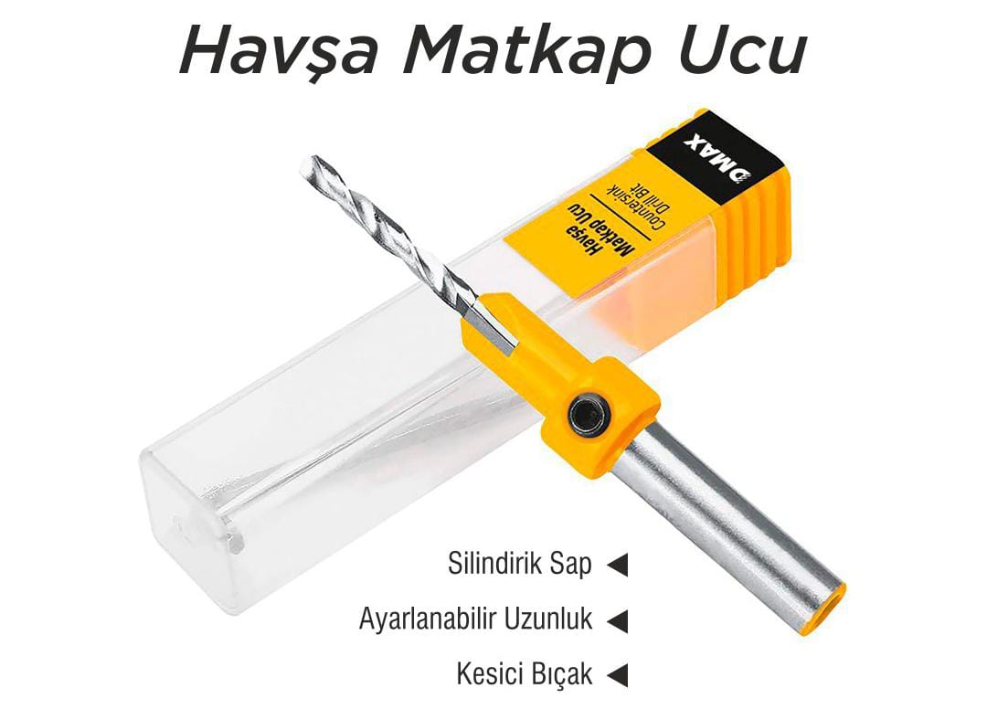HAVŞA AÇMA MATKAP UCU 3-3.5-4 MM BY