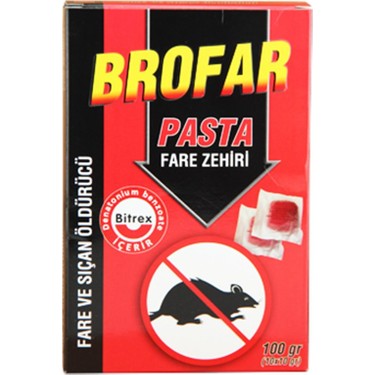 Fare pastası zehirli