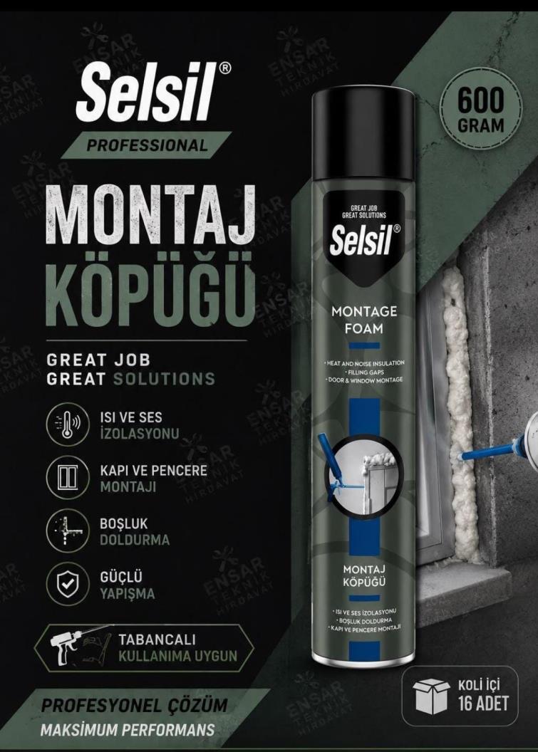 SELSİL KÖPÜK 600GR PU POLİURETAN 