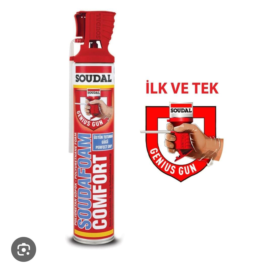 Soudal Comfort Köpük 890gr KENDİNDEN TABANCALI *sista muadili*