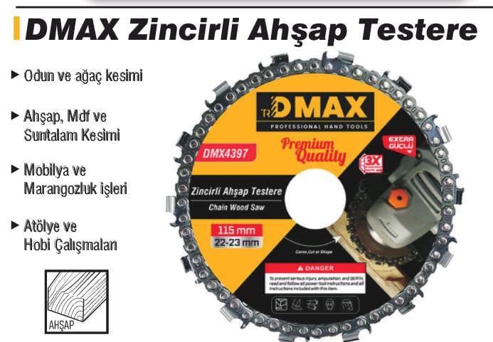 Zincirli Ahşap Testere 115x22-23mm DMAX