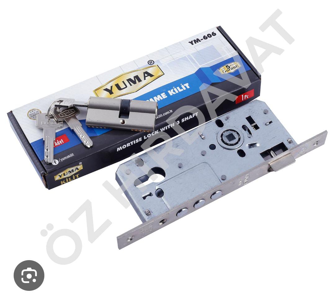 YUMA 2000 YMK 3 MİLLİ SİLİNDİRLİ KİLİT 45MM 645HB3M 