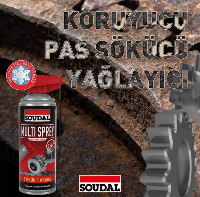 SOUDAL PAS SÖKÜCÜ YAĞLAYICI KORUYUCU 400ML WD40 MUADİLİ