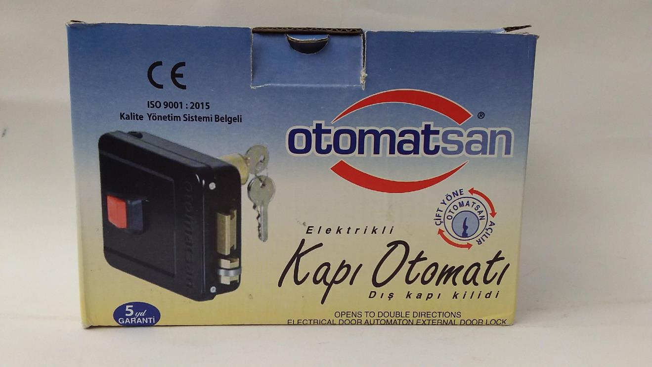 OTOMATSAN ELEKTRİKLİ TIRAJLI KİLİT 70MM UZUN GÖBEK