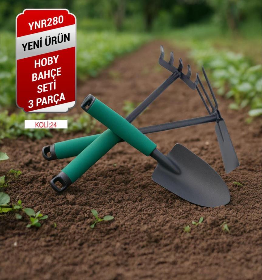 HOBBY BAHÇE ÇAPA SETİ 3LÜ