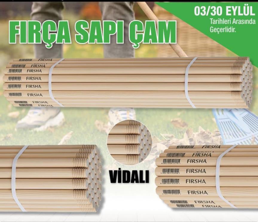 FIRÇA SAPI ÇAM AĞACI 150CM SIRIK