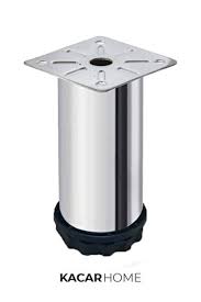 baza ve dolap ayağı metal krom 15CM AYAK