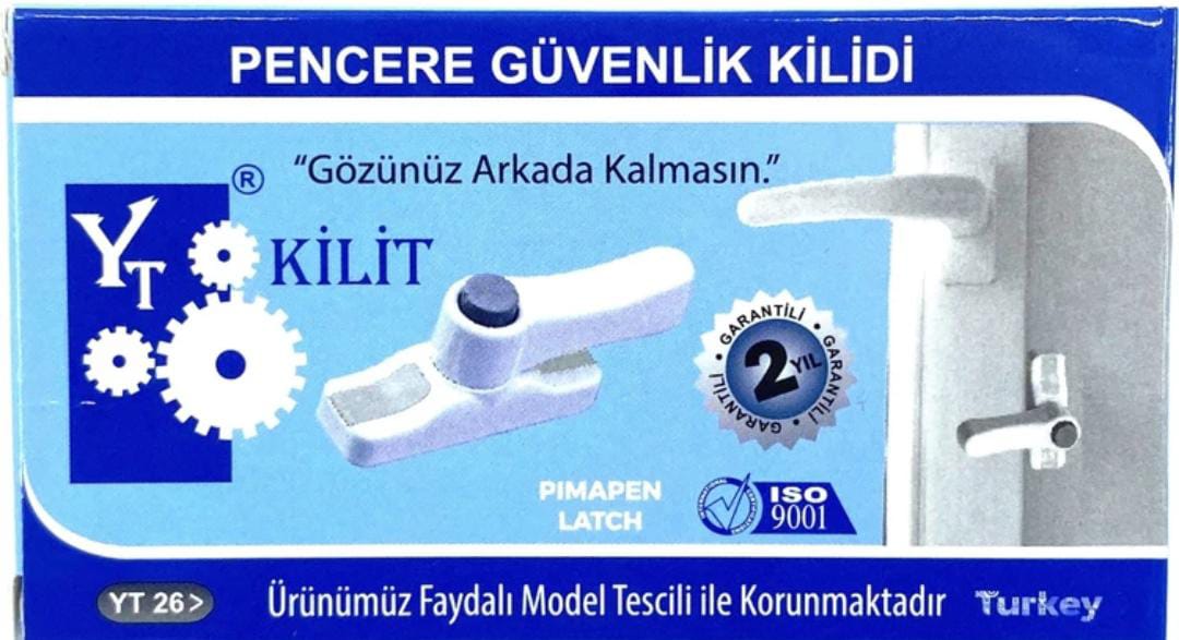 YT PVC PİMAPEN EMNİYET KİLİDİ MANDALI DÜĞMELİ SÜPER KALİTE