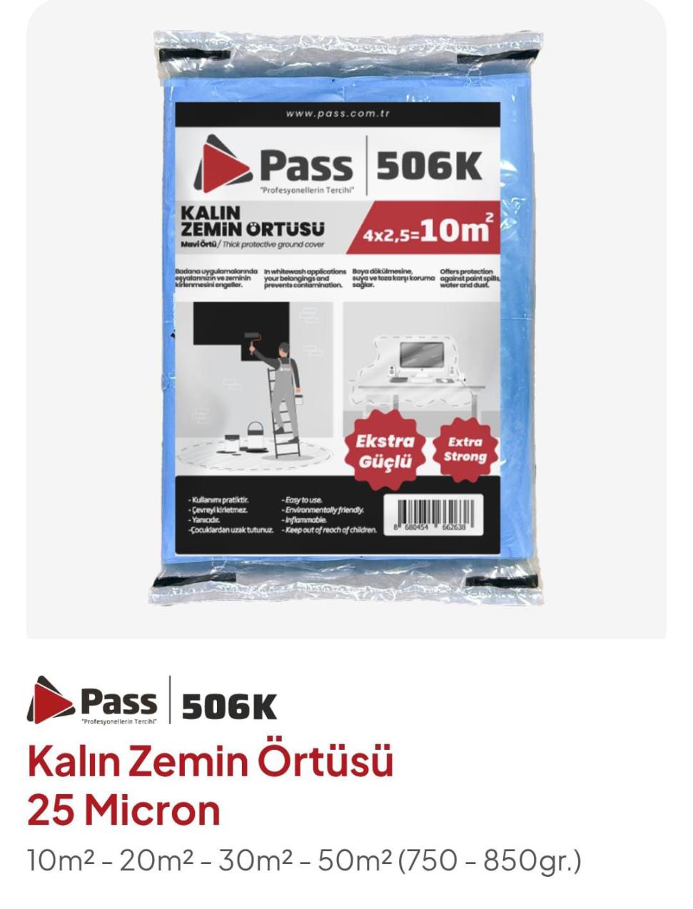 PASS 506K KALIN ZEMİN ÖRTÜSÜ 30m²
