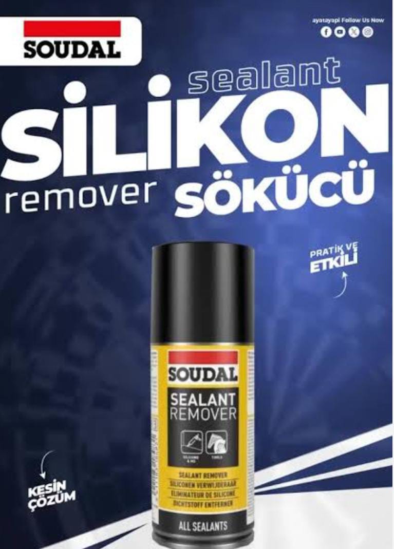 SOUDAL SİLİKON SÖKÜCÜ TEMİZLEYİCİ SPREY 150ML