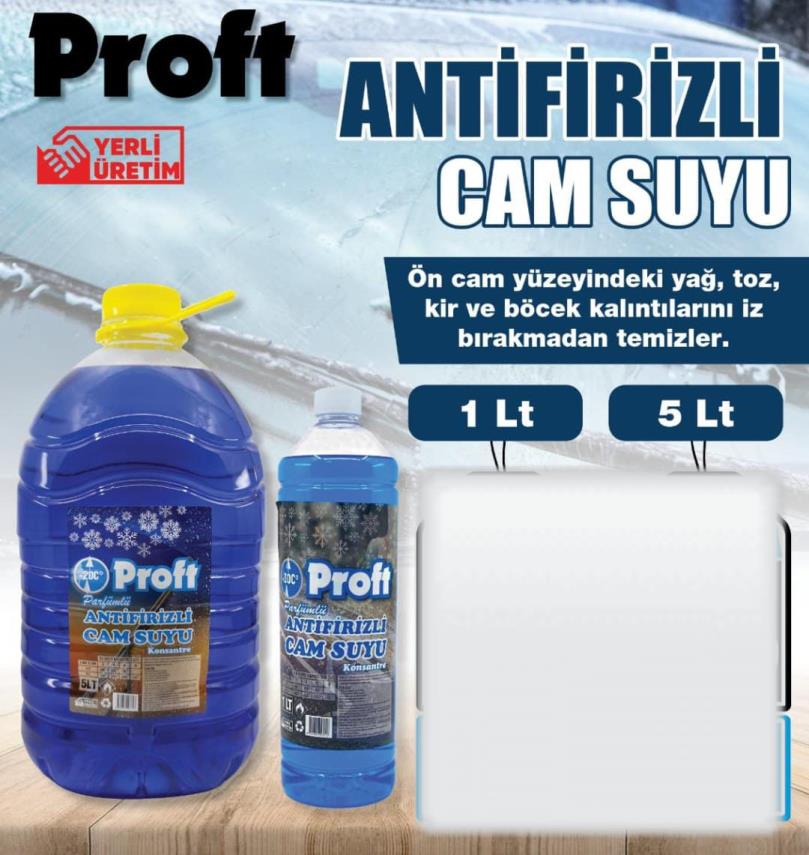 OTO CAM SUYU ANTİFİRİZLİ 5LT