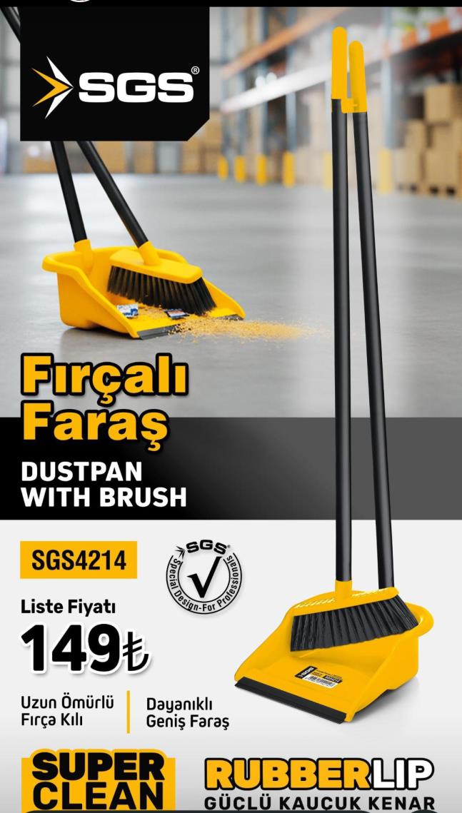 FIRÇALI FARAŞ SAPLI SGS4214