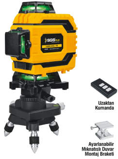 LAZER HİZALAMADA DİSTOMAT ŞAKÜL 16 Line 4*360