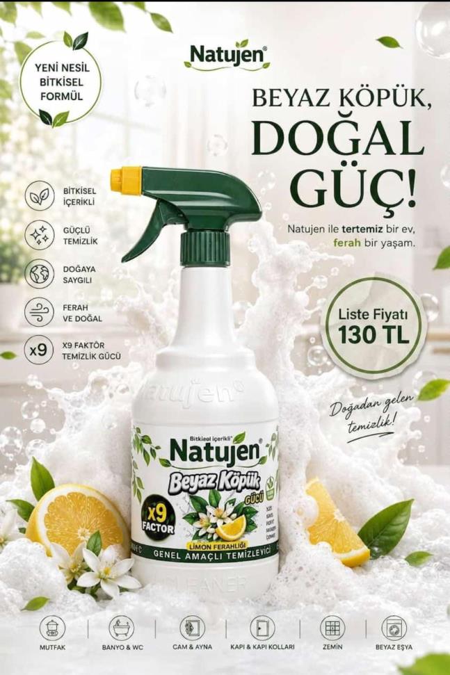 NATUJEN BEYAZ KÖPÜK GÜCÜ ÇOK ETKİLİ 
